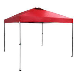 Everbilt 10 ft. x 10 ft. Red Instant Canopy Pop Up Tent Customer Returns See Pictures