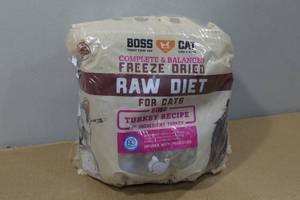 lot 107 image: 2 Boss Cat Freeze Dried Treats for Cats - 9oz