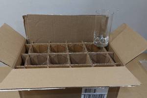 lot 190 image: Libby 8-Piece Heavy Base 15.5oz Glasses