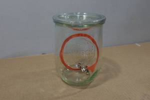 lot 193 image: Weck Tulip Sour Dough Starter Jar 1L