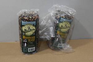 lot 231 image: 2 Mr Bird Woodpecker Feast 1.14lb Cylinders