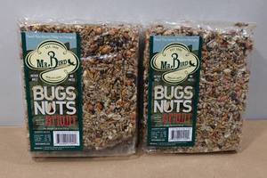 lot 232 image: 2 Mr Bird Bugs, Nuts & Fruit 1.10lb Seed Cakes