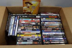 lot 277 image: Assorted DVDs - Knocked Up, The Man with NO Name, Little Rascals, Twister