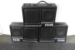 lot 286 image: 3 Vintage Kraco FX 95 Speakers