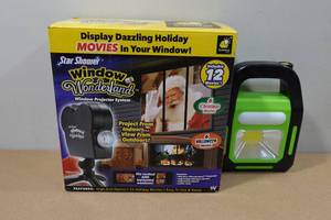 lot 290 image: Star Shower Window Wonderland Projector and Lamp
