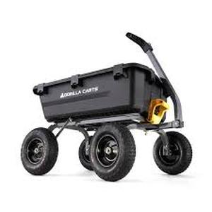 Gorilla Tough Smart Oversized Dump Cart Customer  Returns See Pictures