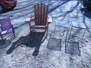 lot 194 image: ADIRONDACK CHAIR LOT