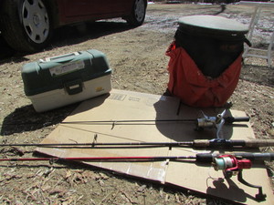 lot 232 image: FISHING ITEMS