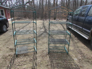 lot 247 image: PLANT RACKSHELVING
