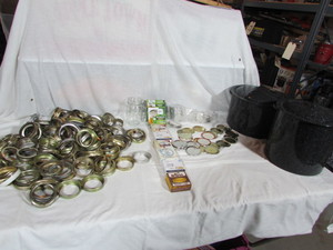 lot 131 image: CANNING LIDS LOT