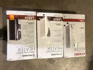 lot 39 image: Lot of Assorted Heaters Various Models and Conditions Customer Returns See Pictures