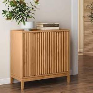 Nathan James Jasper 31 in. Warm Pine Modern Wood Sideboard Accent Storage Cabinet with Doors, for Kitchen, Living or Dining Room  Customer  Returns See Pictures