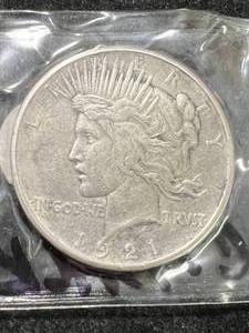1921 US PEACE SILVER DOLLAR