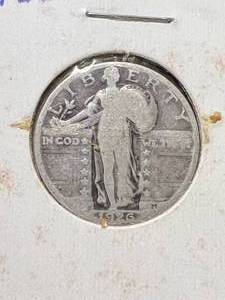 lot 14 image: 1926 US STANDING LIBERTY QUARTER