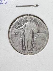 lot 31 image: 1925 US STANDING LIBERTY QUARTER