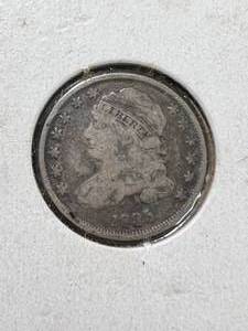 lot 50 image: 1835 US BUST DIME VG