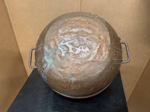 Large Vintage Copper Pot 20" x 9.5"