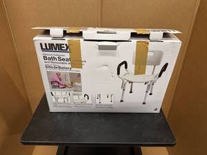 lot 72 image: Lumex Bath Seat with Back and Removable Arms