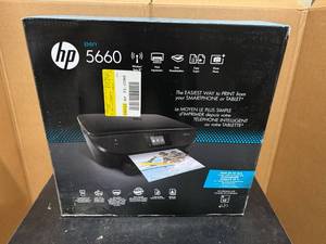 lot 79 image: HP Envy 5660 Wireless Printer. Print, Scan, Copy, Photo.