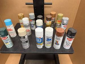 lot 85 image: Sixteen Cans of Spray Paint