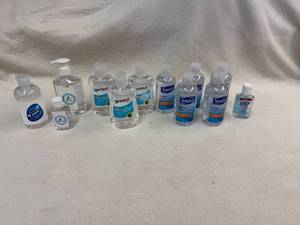 lot 119 image: Twelve Bottles of Hand Sanitizers