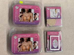 lot 126 image: Supportables - Clevage Gal, Petal Tops and Smart Tape. New in Package.