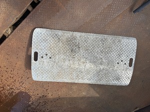 lot 2 image: Aluminum Dock Plate 48 x 24