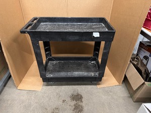 lot 11 image: Black Utility Cart