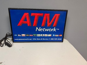 lot 42 image: Vintage ATM Sign
