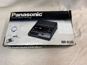 lot 144 image: Vintage Panasonic Standard Cassette Recorder. Appears Unused.