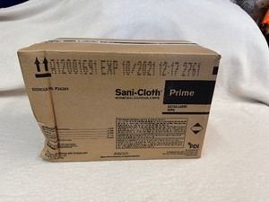 lot 135 image: Unopened Box of Sani-Cloth Germicidal Disposable Wipes. 6 containers with 70 wipes per container
