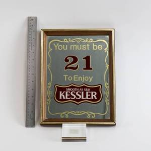 lot 18 image: Vintage Kessler Whiskey Sign