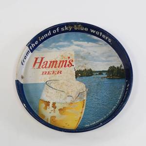 lot 27 image: Vintage Hamms Beer Tray