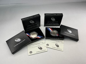 2x 2014 Baseball Hall of Fame Commemorative Half Dollar