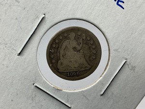 lot 6 image: 1856 Half  Dime