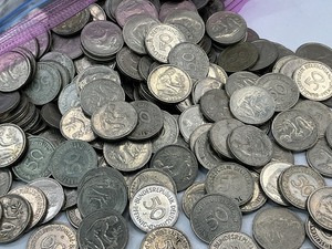 lot 29 image: West German 950pc 50pfennig Lot