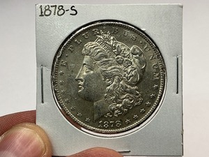 lot 39 image: 1878-S Morgan Silver Dollar