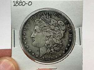 lot 44 image: 1880-O Morgan Silver Dollar