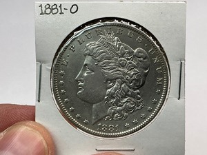 lot 46 image: 1881-O Morgan Silver Dollar