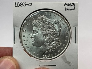 lot 51 image: 1883-O Morgan Silver Dollar