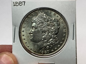 lot 56 image: 1887 Morgan Silver Dollar