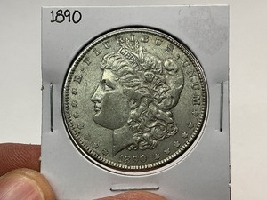 lot 62 image: 1890 Morgan Silver Dollar