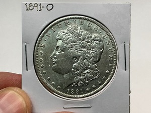 lot 66 image: 1891-O Morgan Silver Dollar