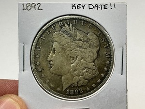 lot 67 image: 1892 Morgan Silver Dollar