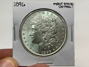 lot 70 image: 1896 Morgan Silver Dollar