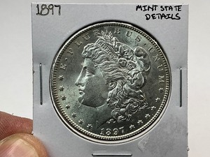 lot 72 image: 1897 Morgan Silver Dollar