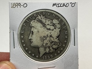 lot 75 image: 1899-O Micro O Morgan Silver Dollar