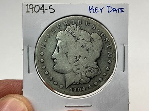 lot 84 image: 1904-S Morgan Silver Dollar