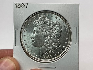 lot 96 image: 1887 Morgan Silver Dollar