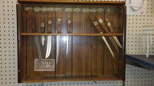 Chicago Cutlery (10) in Display Case.